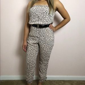 Lightweight, floral jumpsuit